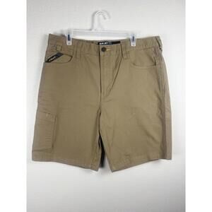 ARIAT M4 Rebar Durastr Field Khaki Relaxed Fit Mens Shorts Size 36 NWOT
